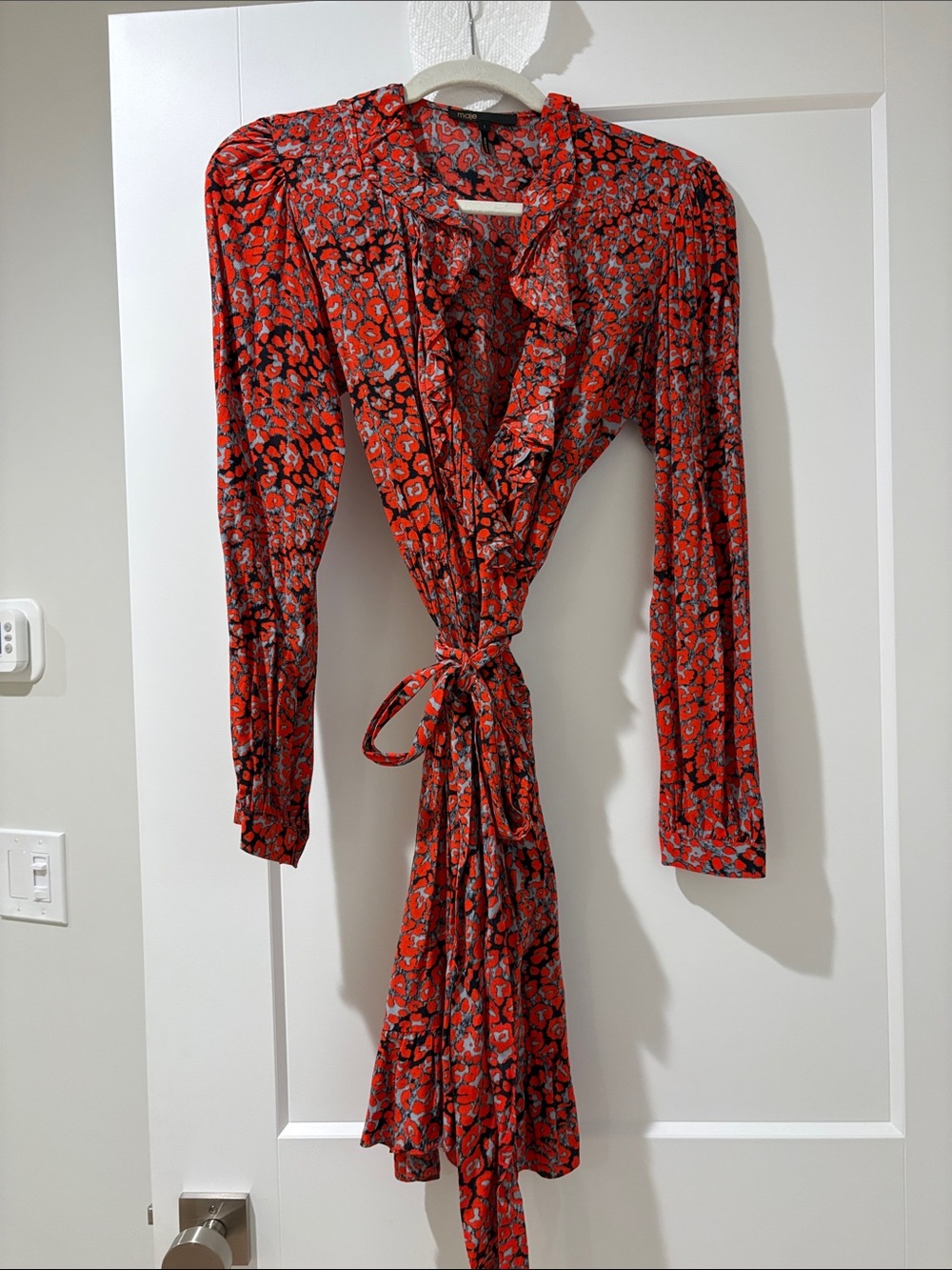 Maje wrap dress